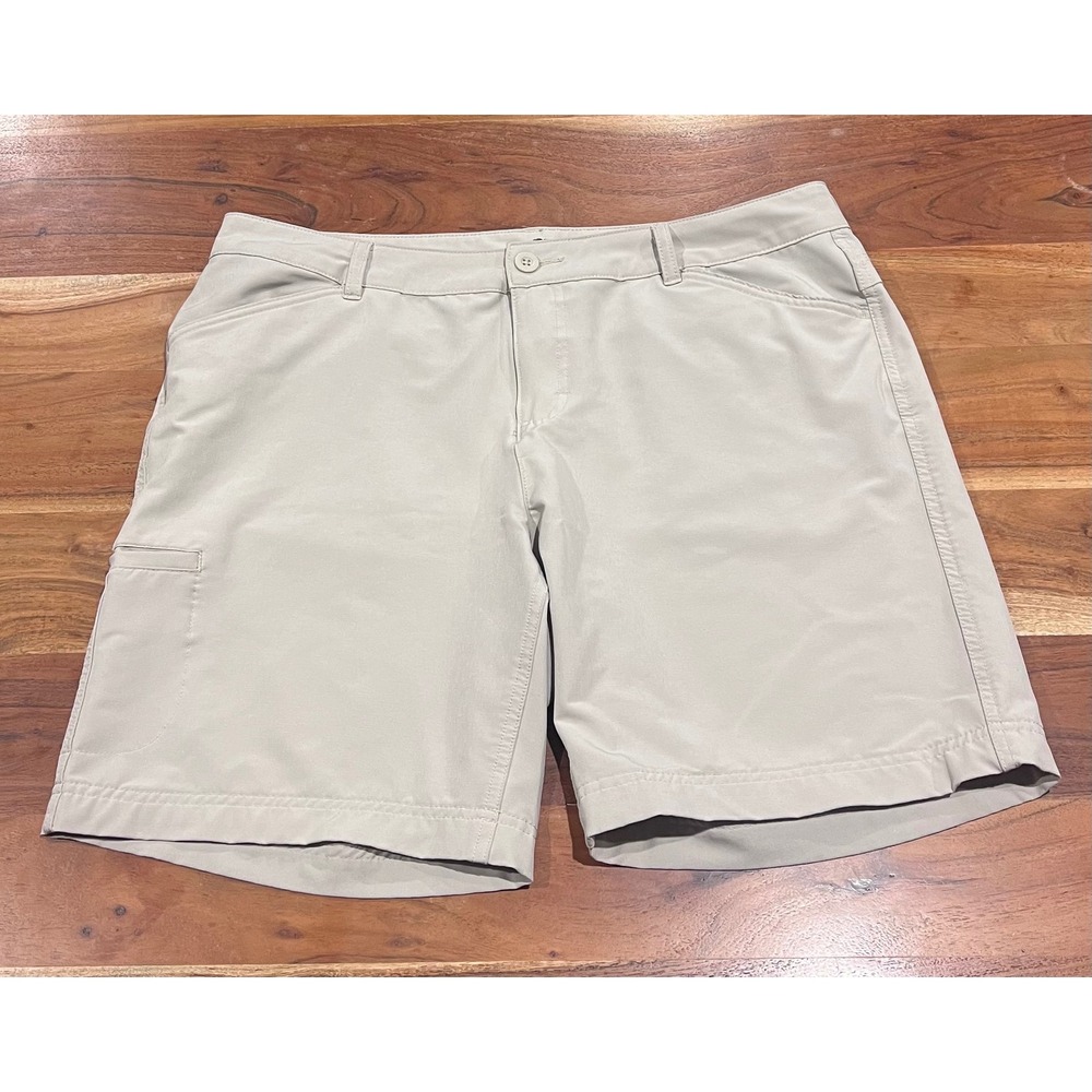 Dickies Womens Performance Utility Shorts Beige Stretch Hiking Work SRF100ST 14